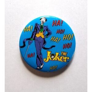 Batman The Joker Ha Ho Refrigerator Magnet Vintage 1980s Licensed Comic ButtonUp